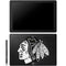 NHL Chicago Blackhawks Black Background Galaxy Book 12in Skin